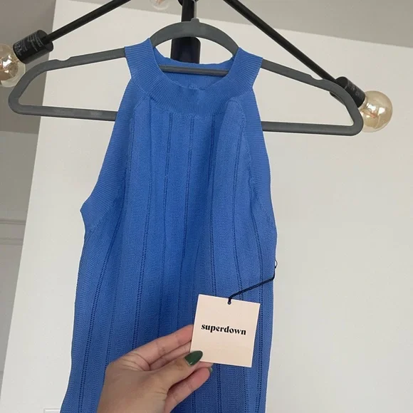 NWT Superdown/ Revolve Solis Mini Dress in Periwinkle- size XS - Picture 5 of 5